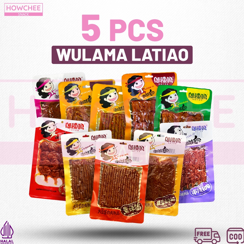 

Cepat laku Latiao Howcheesnack HALAL Wulama 5 pcs Gluten Latiao Snack a Vegetarian Food