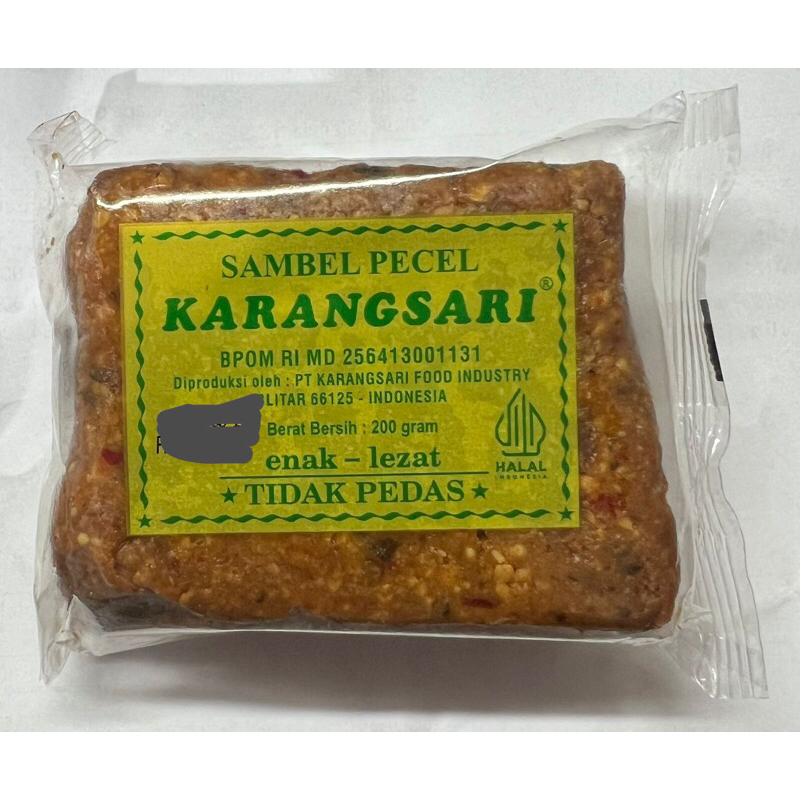 

Sambel Pecel Karangsari TIDAK PEDAS 200 gr