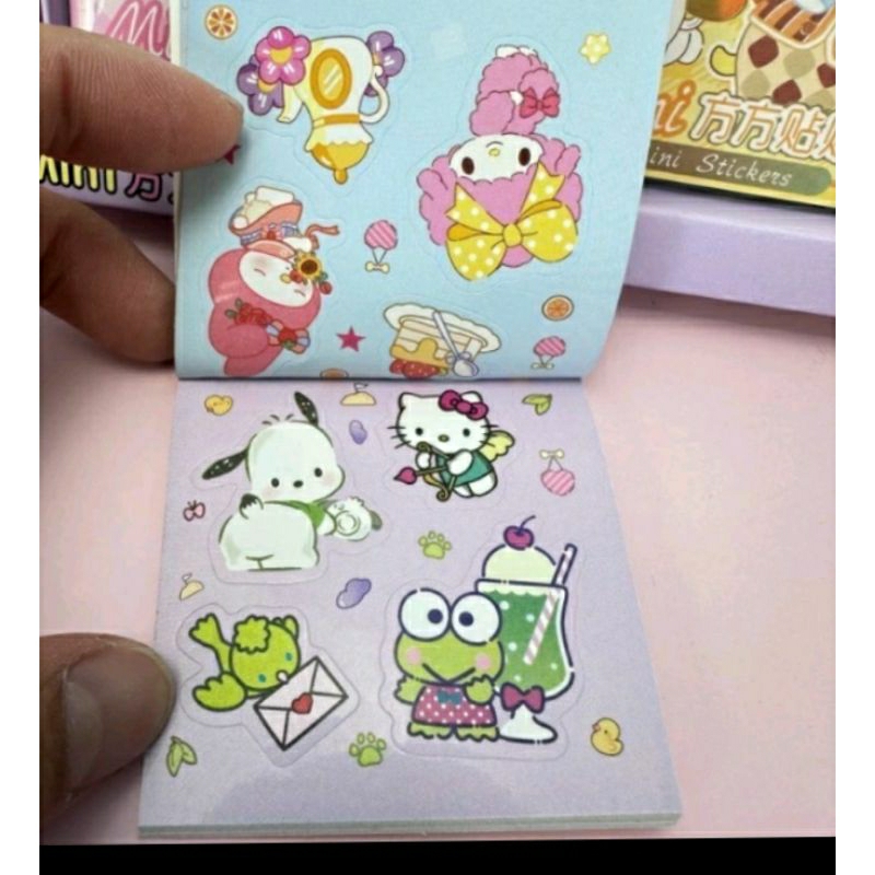 

buku sticker mini sanrio