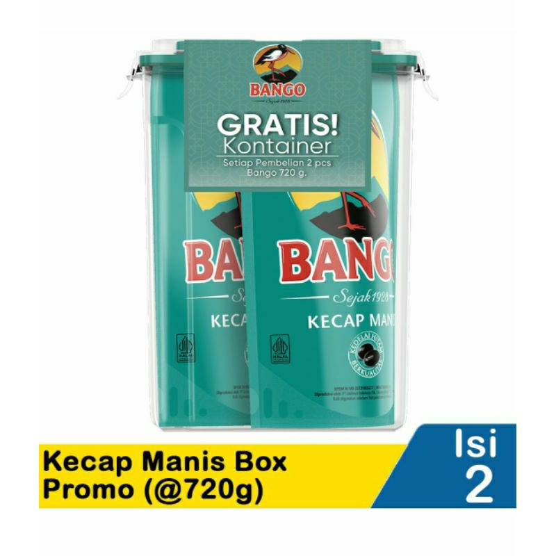 

Bango Kecap Manis Box Promo 2X720g