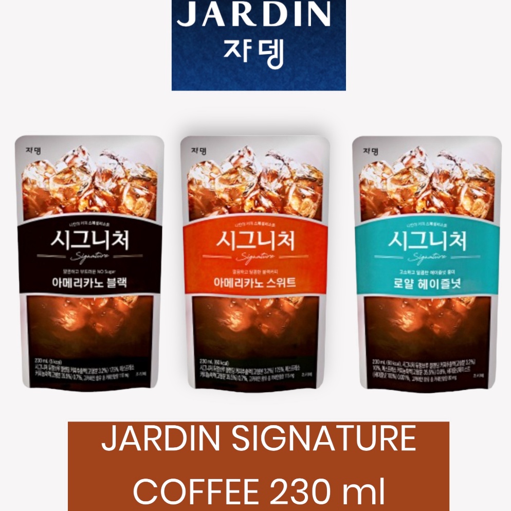 

Extra deals JARDIN SIGNATURE KOREAN POUCH COFFEE 23 ml KOPI AMERICANO PRODUCT OF KOREA