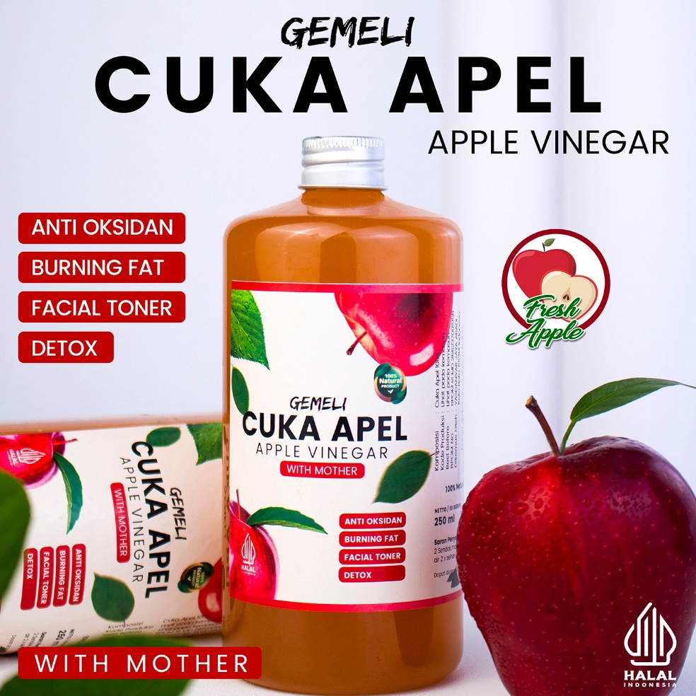 

Diskon sekarang Cuka Apel Gemeli Premium 5ml With Mother