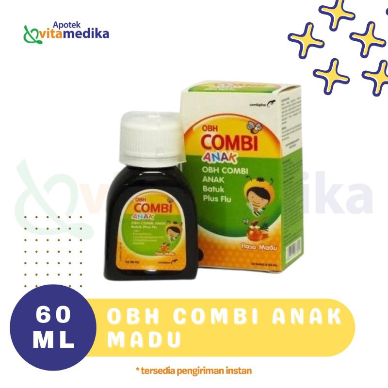 OBH COMBI BATUK PLUS FLU ANAK MADU