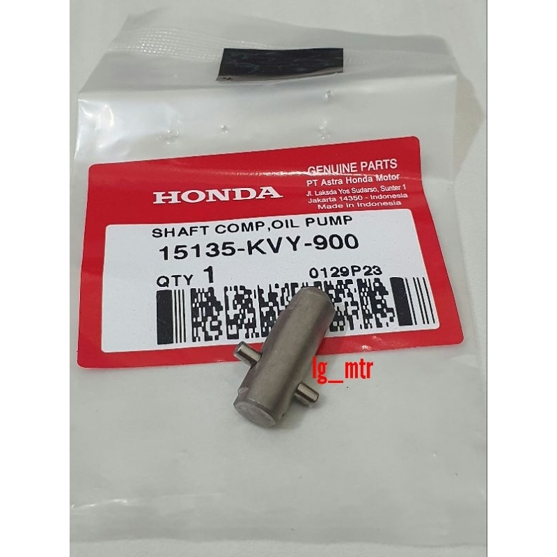 AS POMPA OLI SHAFT COMP OIL PUMP BEAT SCOOPY SPACY KARBU FI ESP VARIO 110 FI ESP 15135-KVY-900