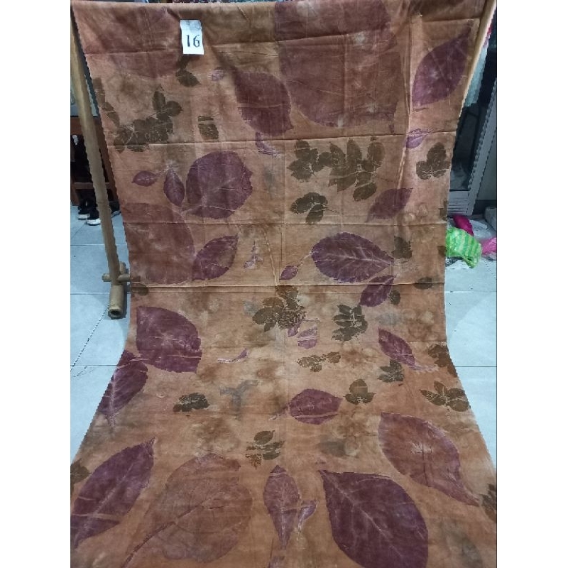 kain Ecoprint asli handmade uk 115 x 200 kain katun primisima