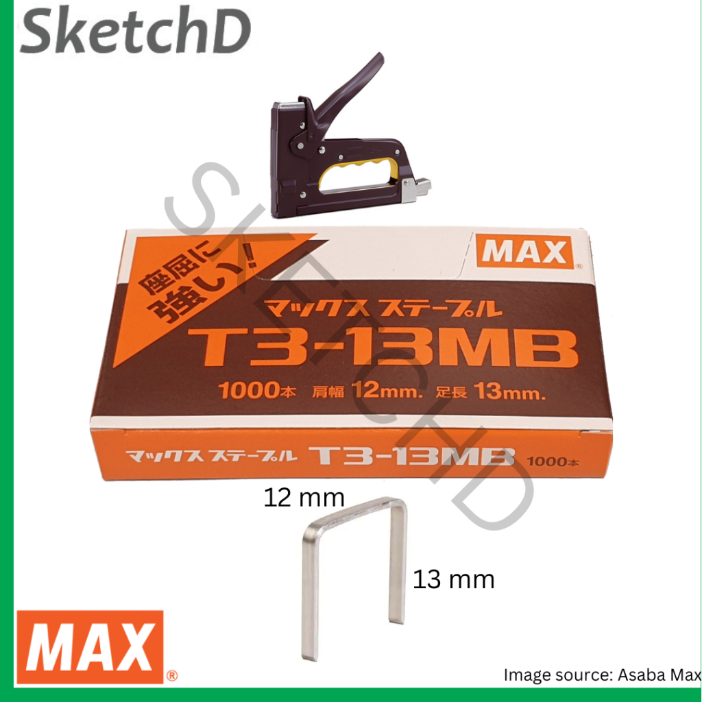 

Isi Staples Guntacker Max T3 13MB Peluru Stapler Heavy Duty