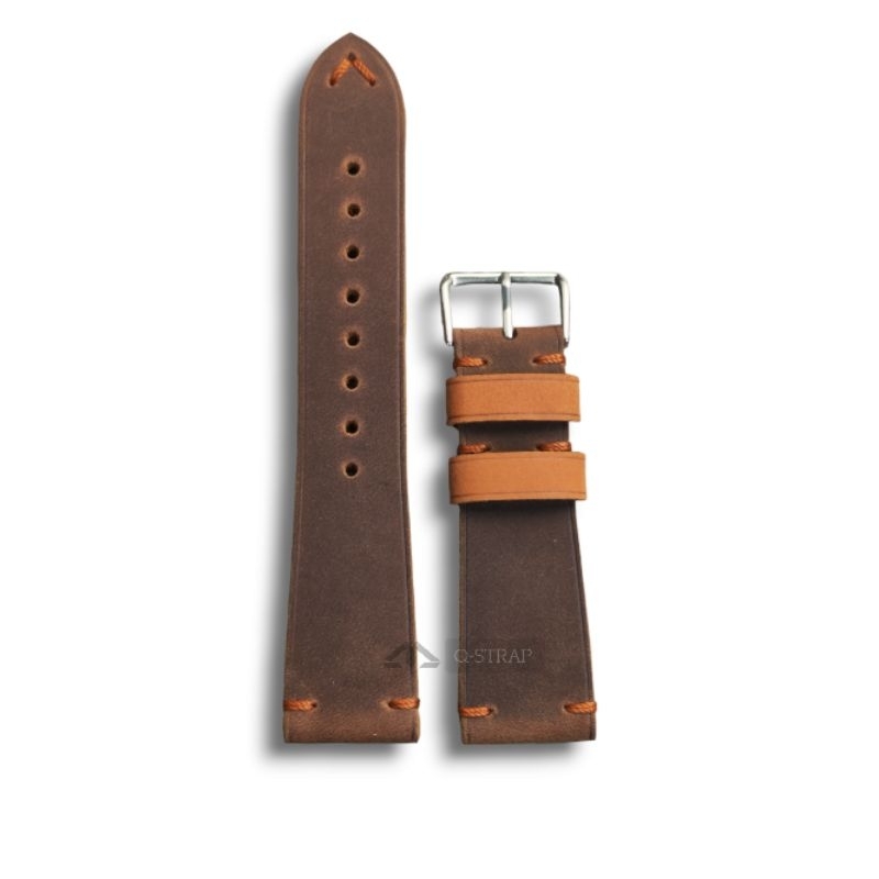 Strap jam tangan kulit asli ukuran 24mm