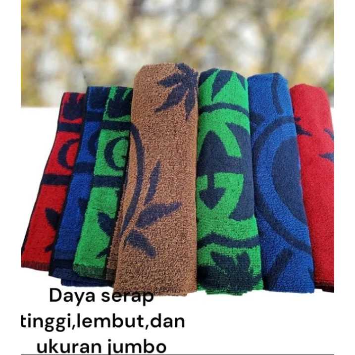 PAKET HEMAT ISI 3 PCS HANDUK MANDI JUMBO 75X150 TEBAL DAN MENYERAP AIR
