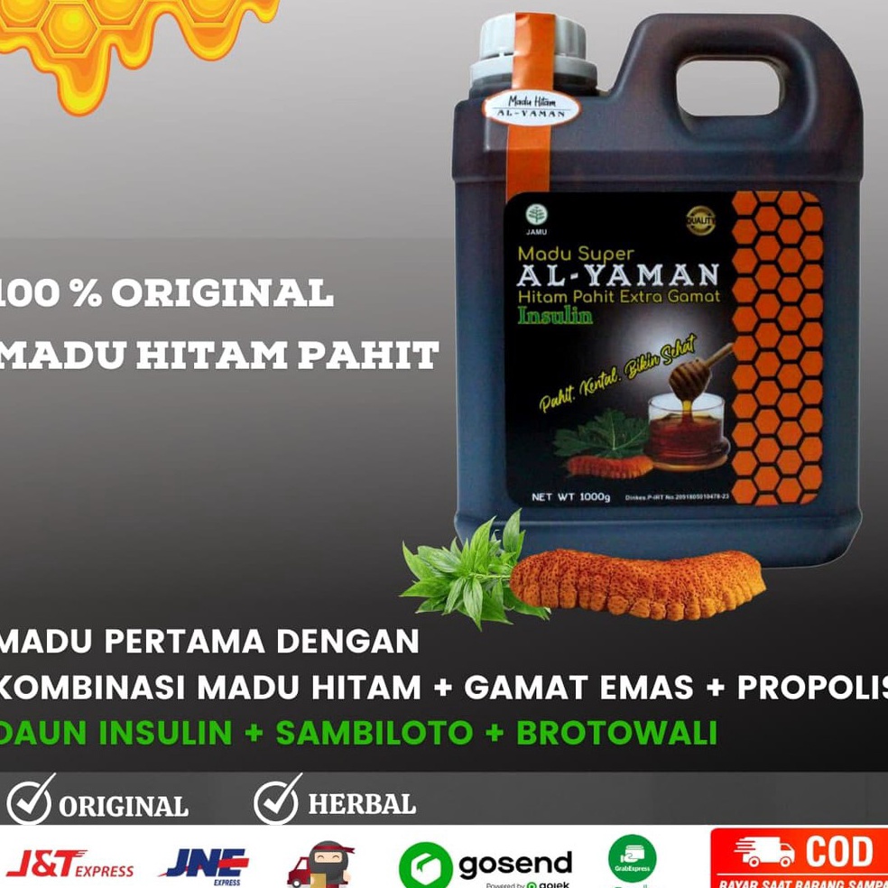 

Yang dinanti Madu Hitam Pahit Asli Al Yaman 1kg Madu Pahit Herbal Untuk Diabetes Kolesterol Gula Darah Imun tubuh darah tinggi