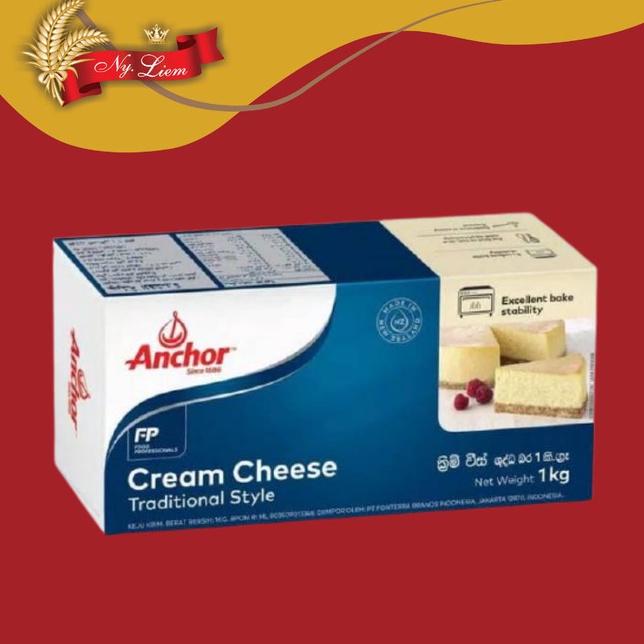 

Laris Lagi ANCHOR Cream Cheese 1 kg GRAB ONLY