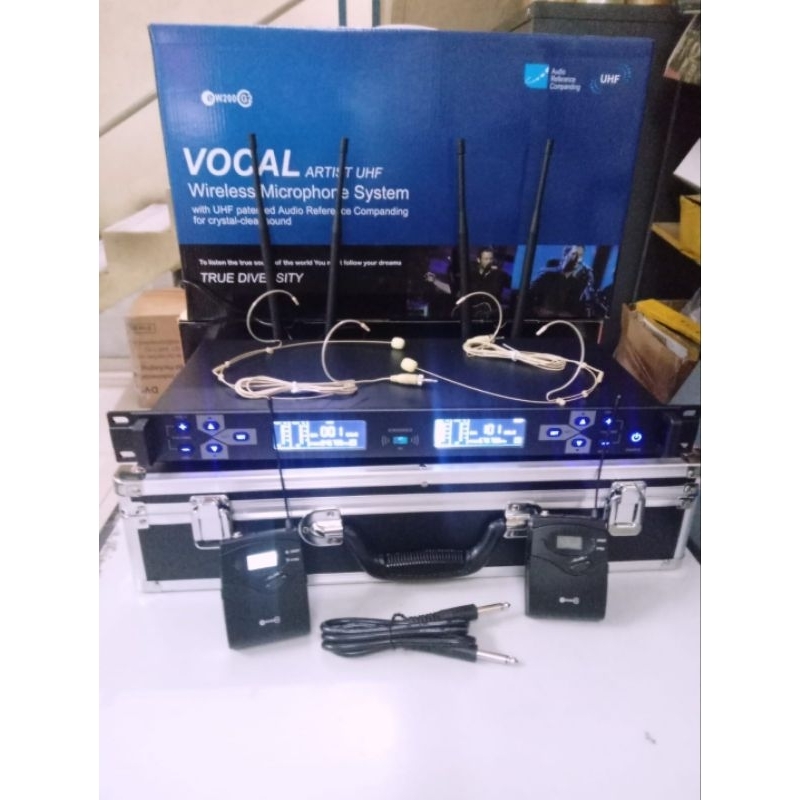 MIC WIRELESS  EW200 G2 FREE KOPER GARANSI 2 TAHUN 2 MIC HEADSET