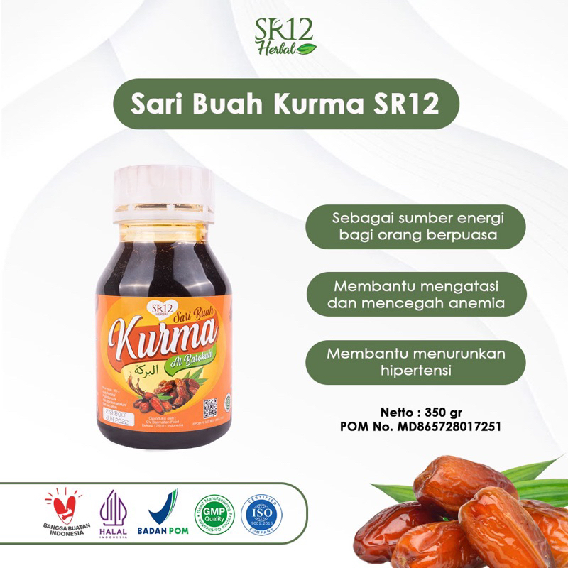 

Sari Kurma SR12 SR 12 Asli Penambah Stamina Pria Laki Laki Dewasa Obat Herbal Anemia Hipertensi Darah Tinggi Pelancar Pencernaan Anti Inflamasi Antioksidan