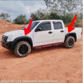 OVER FENDER ISUZU DMAX 2007-2012 MODEL ORI