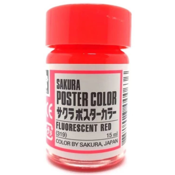 

Cat Poster Color Sakura 15 ml Fluorescent Red