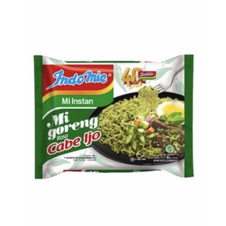

Promo Menarik Indomie Goreng Cabe Ijo paket 1pcs