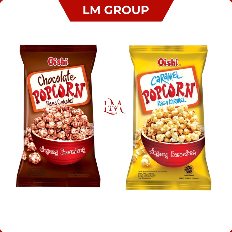 

Produk Terbatas Popcorn CaramelCokelatKeju Oishi 1 Renceng Isi 1 pcs 2gr