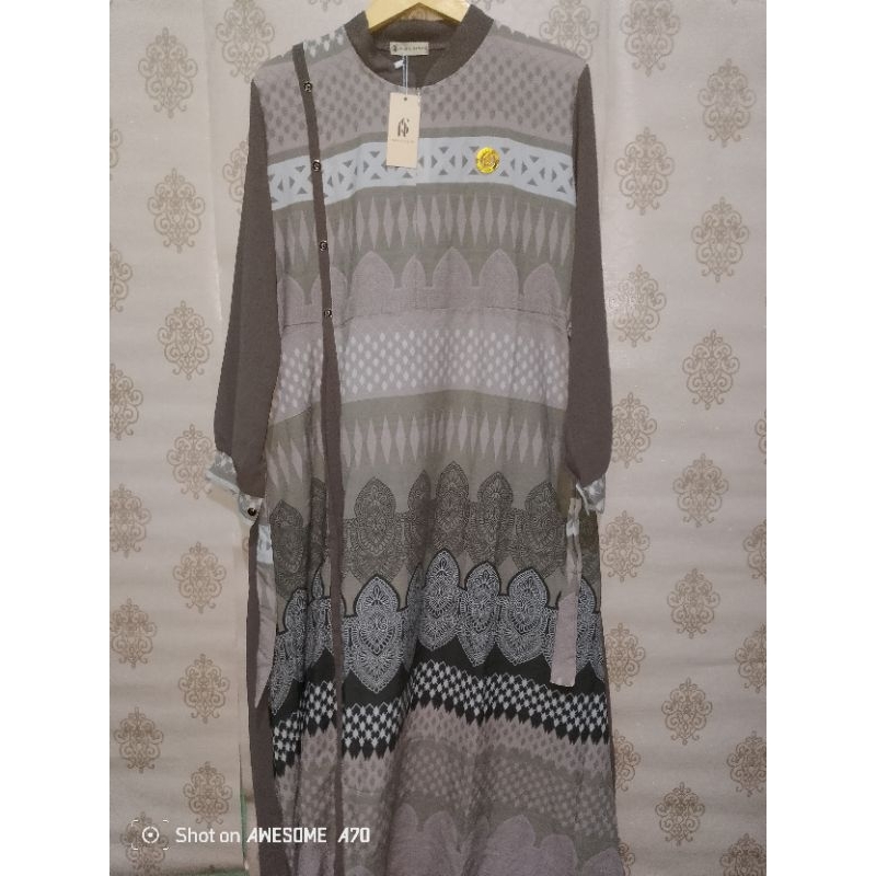 Dress Gamis Armani Dior Premium Etnik Batik Jumbo Nabil series