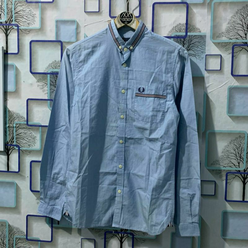 kemeja fred perry oxford second