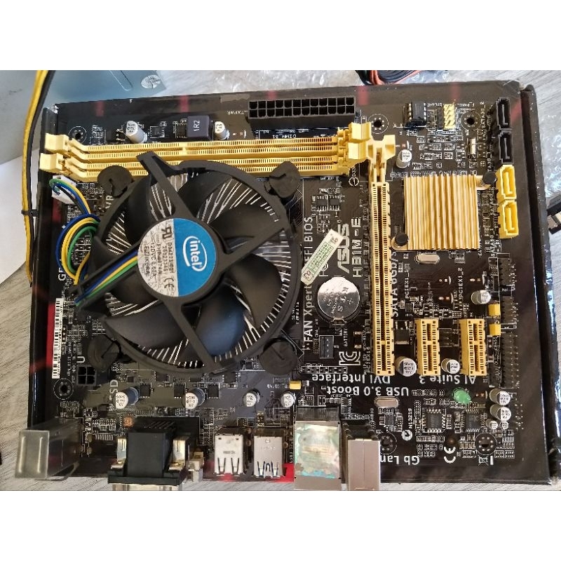 mobo H81M ddr3 socket LGA 1150 GEN 4 Core i5 4590 Mulus Normal