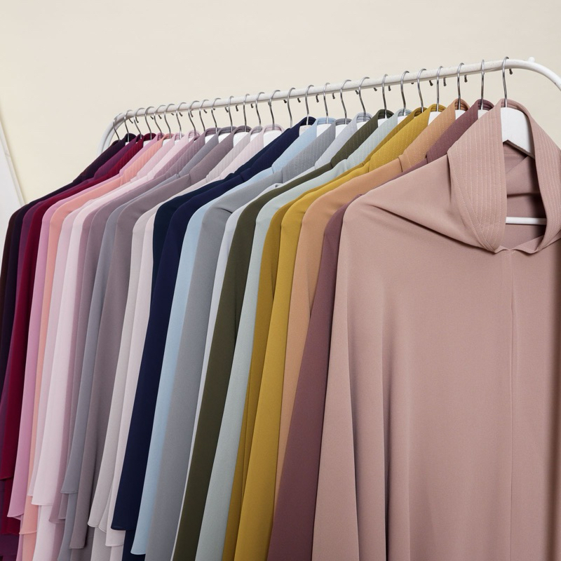 KHIMAR BASIC QAMIRA Khimar jumbo by qalisya