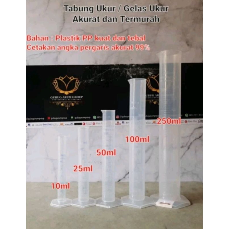 KHUSUS INSTAN Tabung ukur parfum Gelas ukur plastik, gelas ukur parfum tabung ukur lab gelas takar t