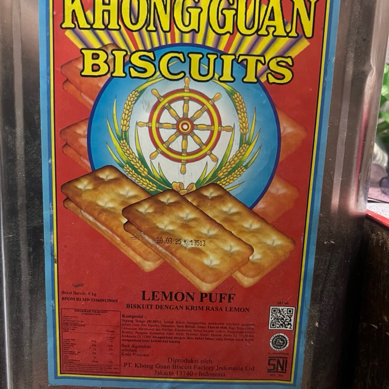 

Khong Guan Biskuit Lemon (Repack -+400gr)