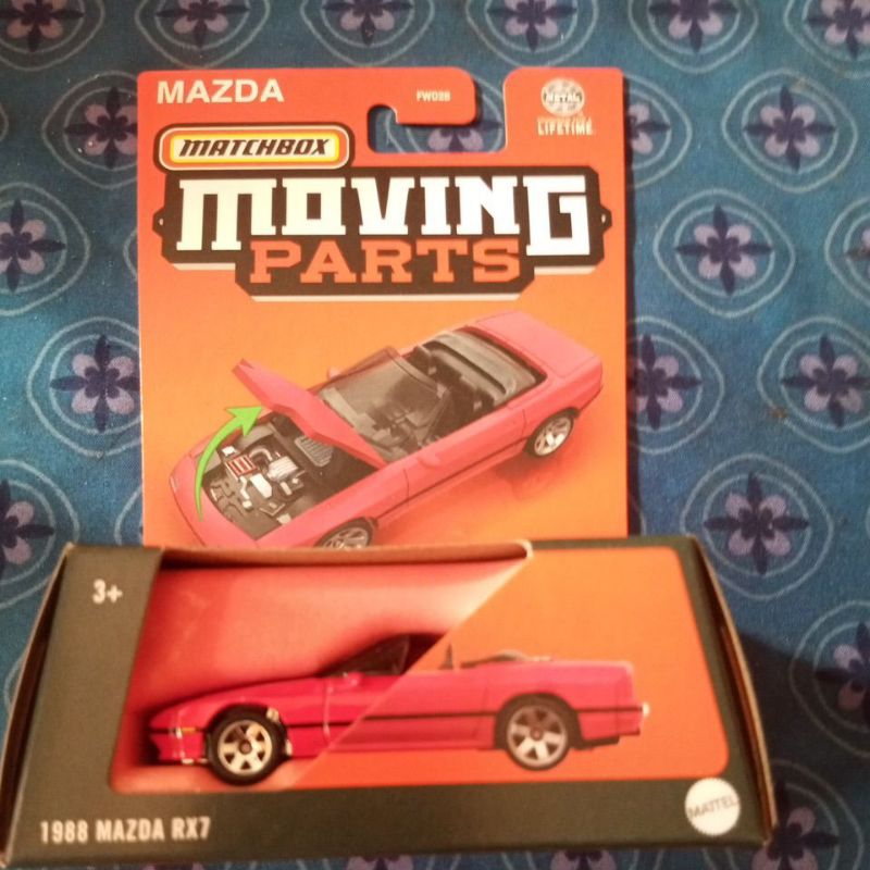 MATCHBOX MOVING PARTS 1988 MAZDA RX7