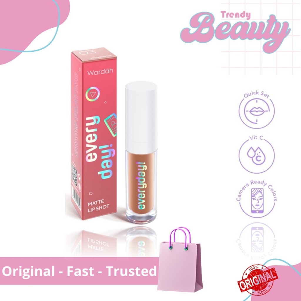 WARDAH Everyday Matte Lip Shot | Lip Cream Matte