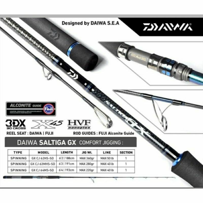 Daiwa Saltiga CJ 61 MB Jigging Rod OH