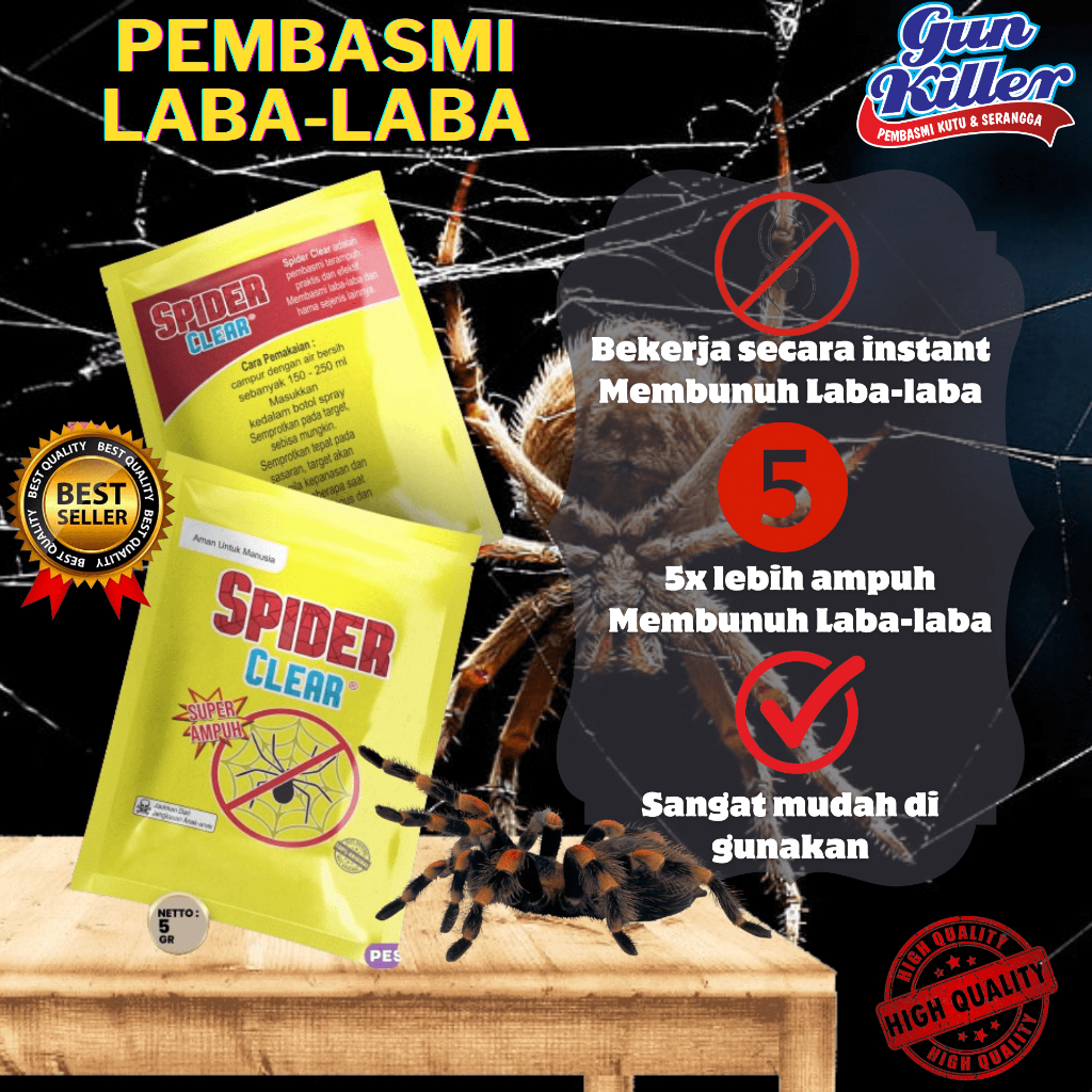 Obat Pembasmi labalaba Spider Clear Reffil /Racun Pembasmi labalaba