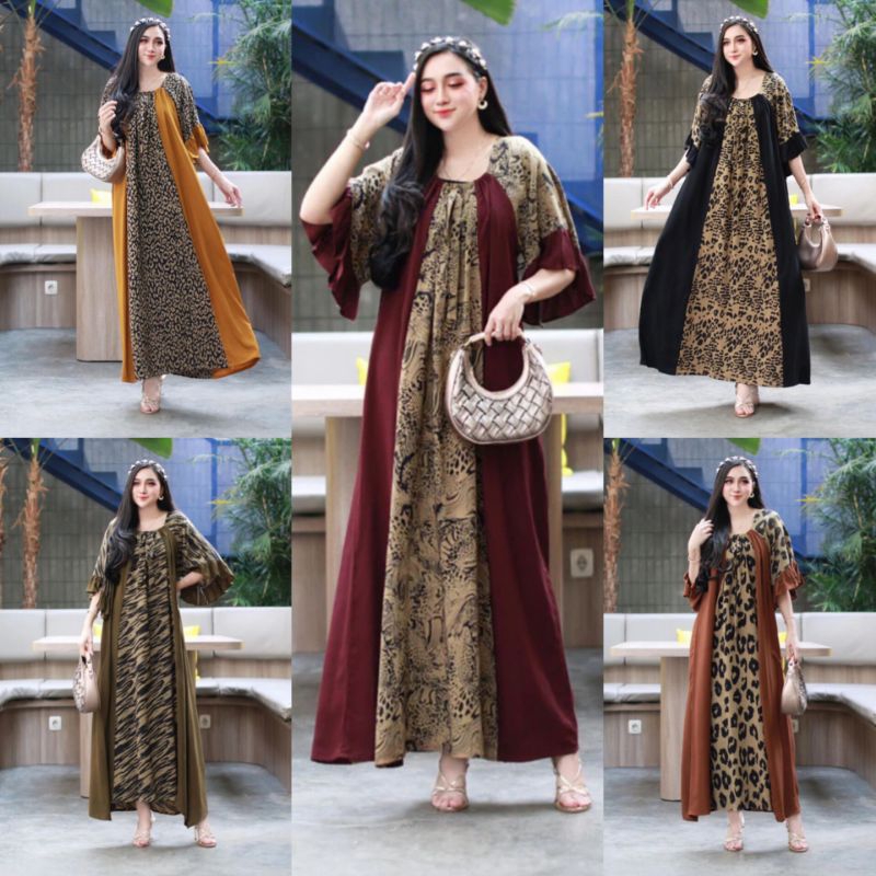 MAKASSAR - DASTER ARAB LEOPARD JUMBO RAYON