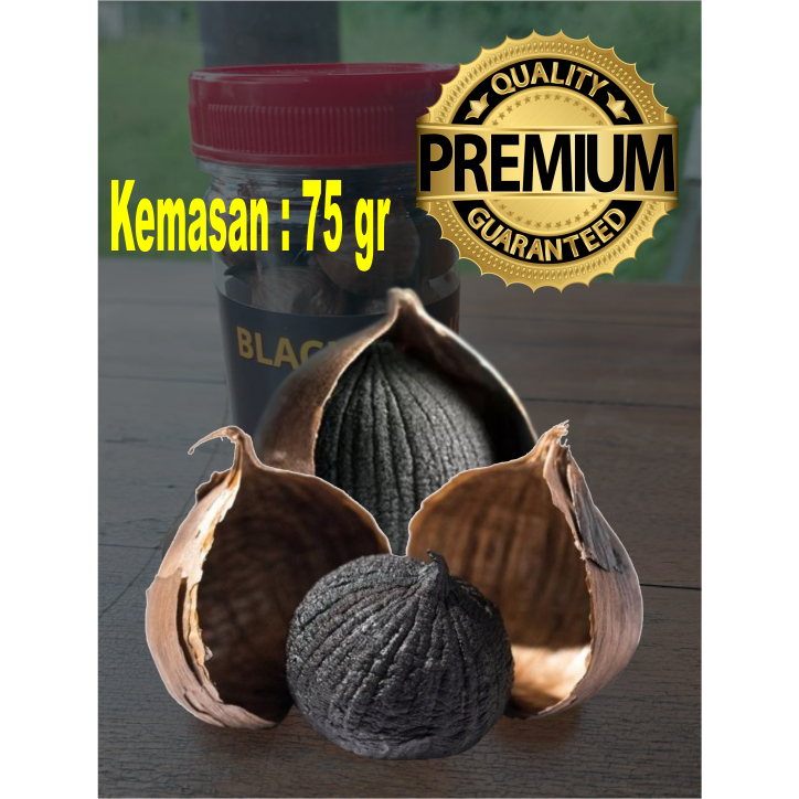 

BLACK GARLIC / BAWANG HITAM TUNGGAL LANANG 75gr PREMIUM