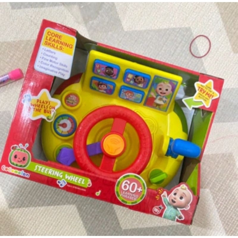 mainan cocomelon steering wheel mainan setir mobil cocomelon mainan anak setir mobil cocomelon