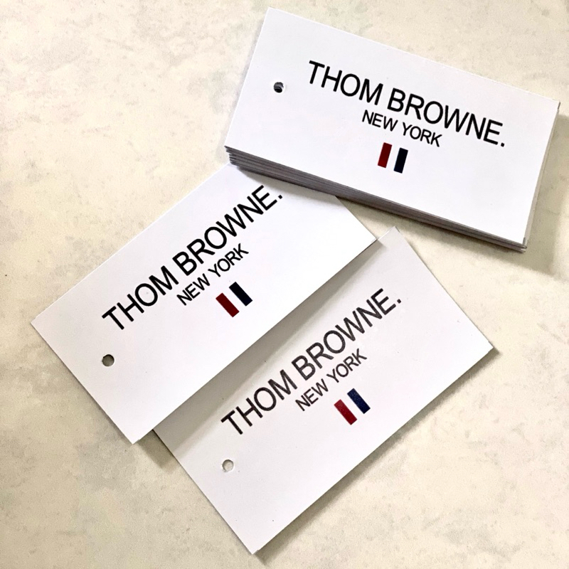 

HANGTAG THOM BROWNE // LABEL BRANDED // LABEL TAG PRICETAG