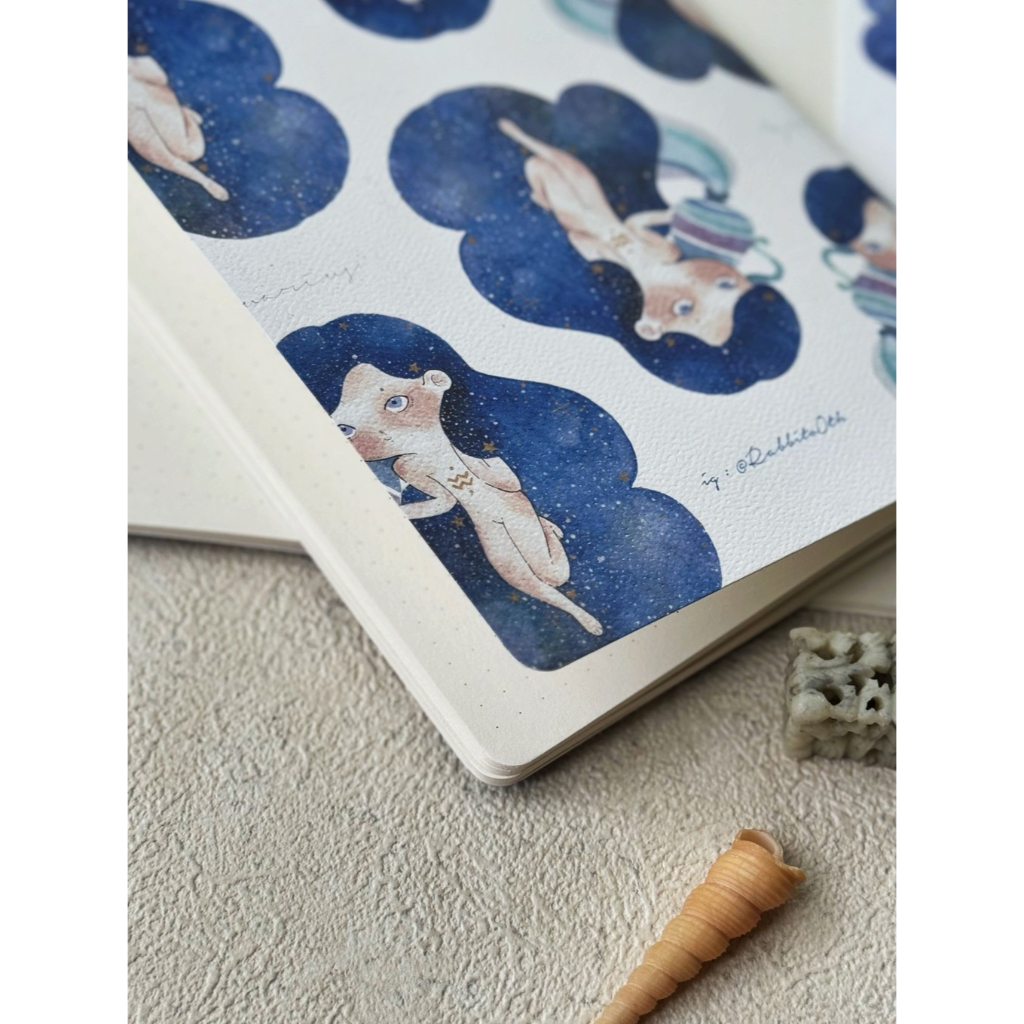 

Aquarius Zodiac Notebook