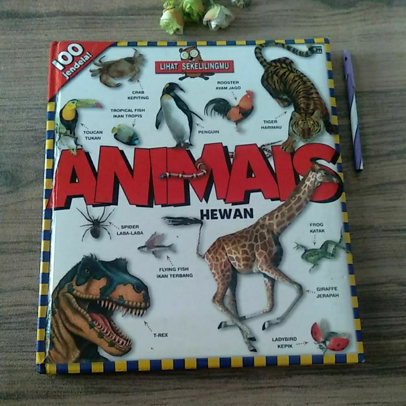 Lift Flap Lihat Sekelilingmu Animals preloved