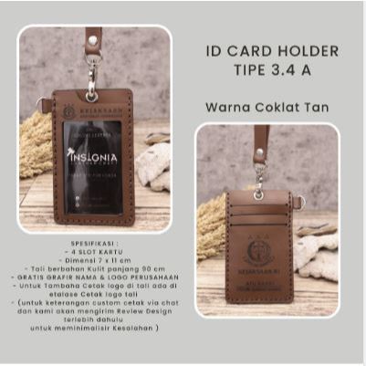 

LANYARD ID CARD HOLDER 3.4 A TERBAIK