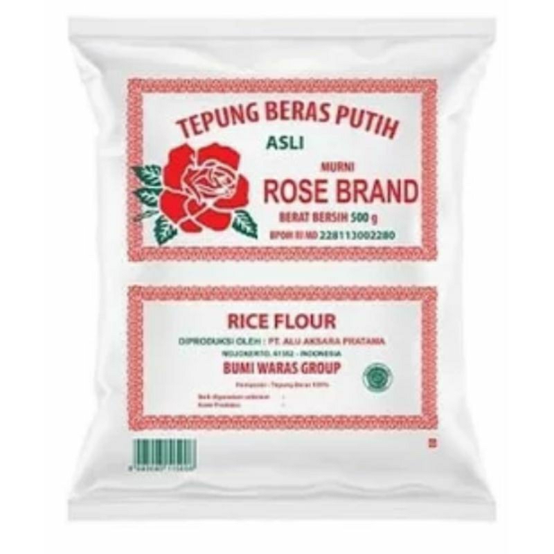 

tepung beras rose brand 500 gram