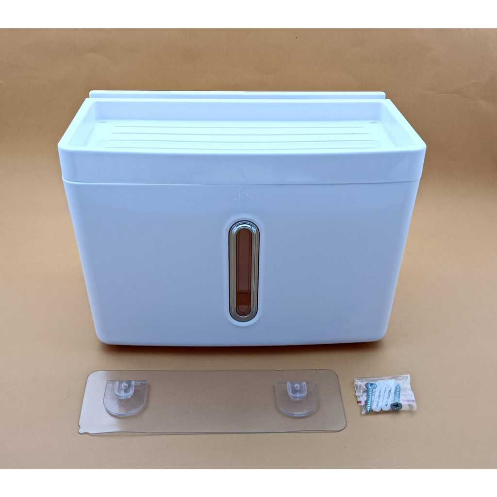 Kotak Tempat Tissue Dinding Kamar Mandi