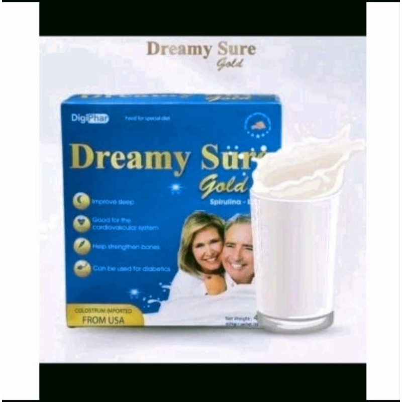 

Promo 1box susu dreamy sure gold herbal bpom