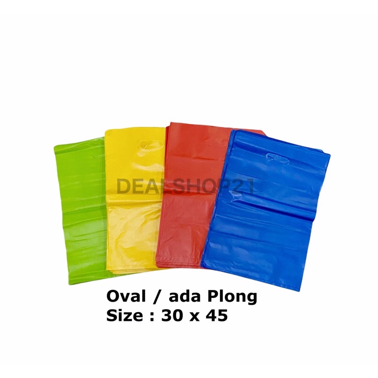 

ART R98E Plastik HD Packing online shop 3x45 KILOAN Plastik Packing HD ada handle Polos Serbaguna SHOPPING BAG PLASTIC BAG PLASTIK BELANJA