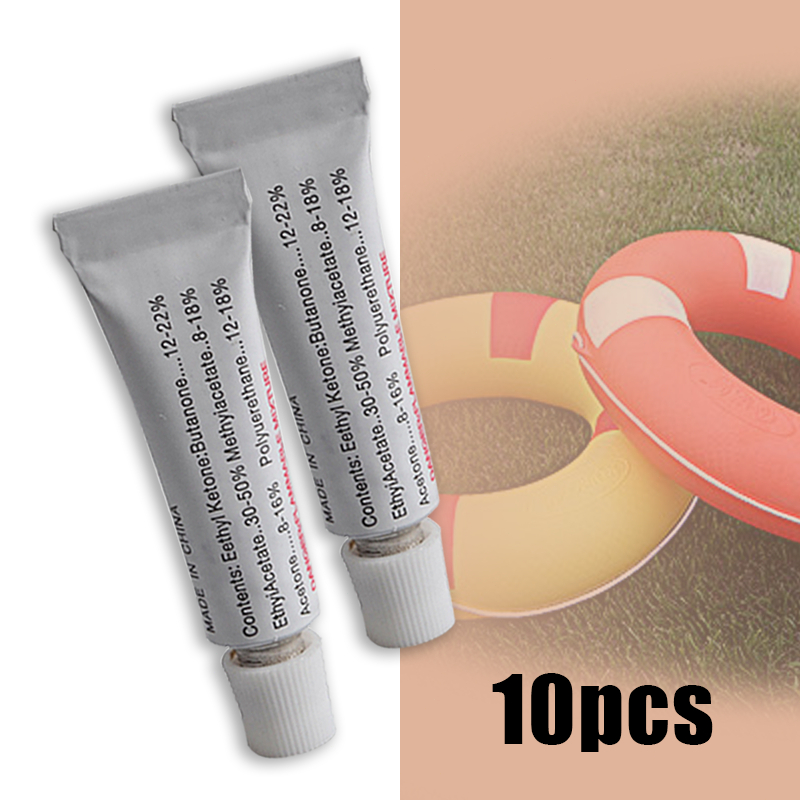 10PCS Lem Kolam Renang Karet PVC Lem Vinyl Kolam Renang Karet PVC Plastik Pelampung Ban Bocor