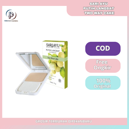 Sari Ayu Putih Langsat Two Way Cake | Bedak padat| Reffil