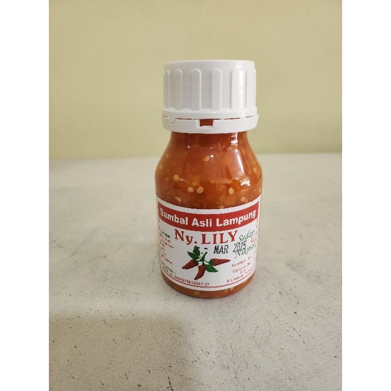 

Sambal Asli Lampung Ny. Lily 350 gram