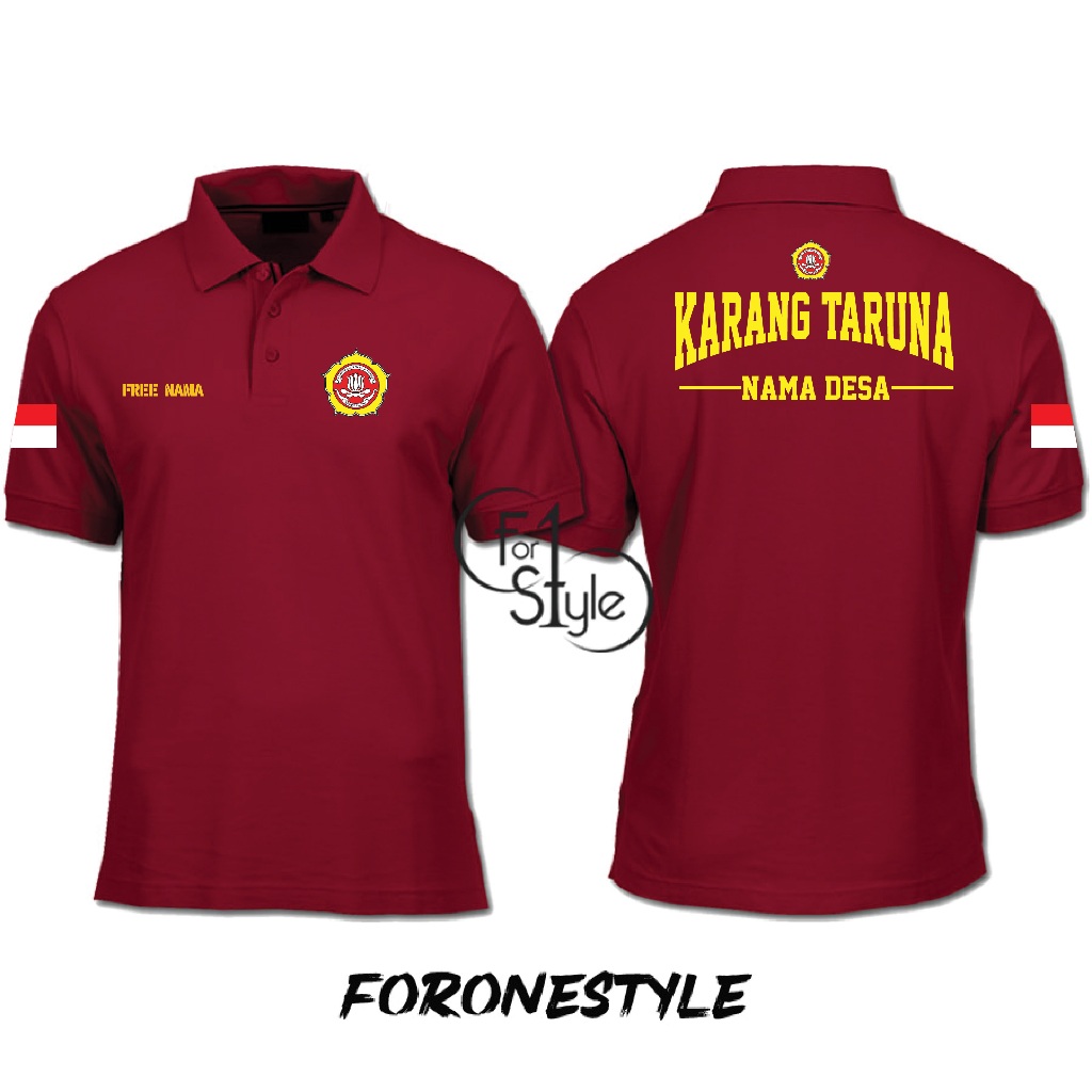 POLOSHIRT KARANG TARUNA - POLO KARANG TARUNA - KAOS KERAH KARANG TARUNA