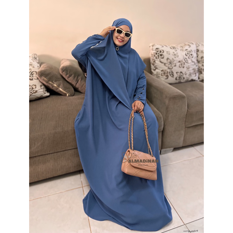 INAYAH ABAYA SET CRINCLE PREMIUM