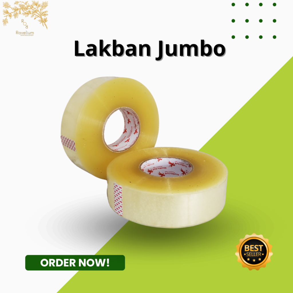

Lakban Jumbo 500 Yard/Lakban Transparan 500 yard