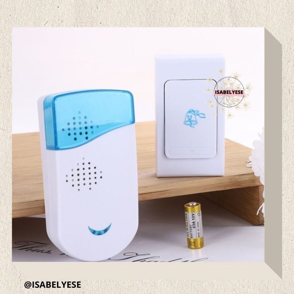 ❤✔ Wireless DoorBell Suara Kencang || Bel Rumah Wireless || Bel Pintu Rumah Tanpa Kabel Listrik Jara
