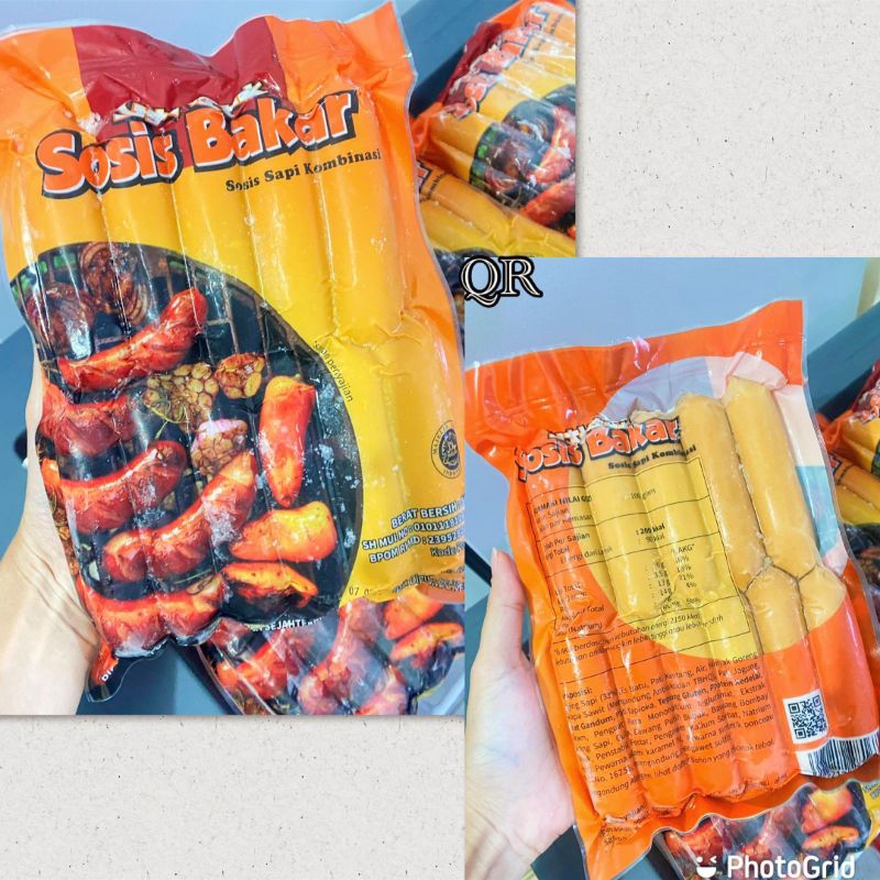

sosis bakar jumbo 500gr isi 11pcs sosis sapi kombinasi