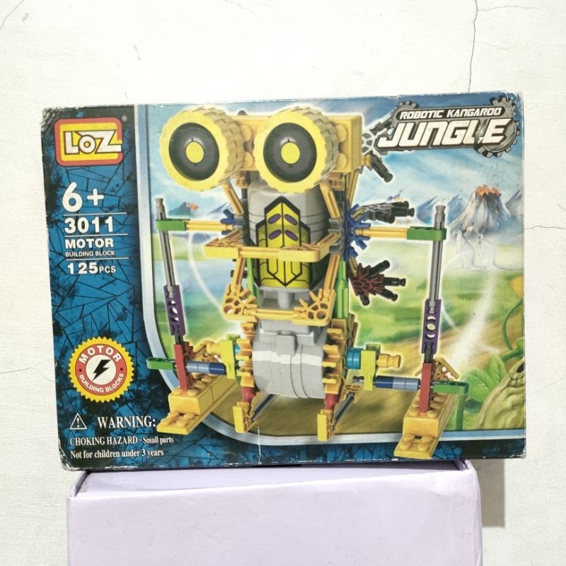 lego block loz robotik kangoro jungle